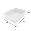 5 Bandejas Uso Alimentario Con Tapa: 2,2l Sin Bpa's (26,8 X 19,7 X 7cm) - Cocinas, Restaurantes, Hostelería, Catering