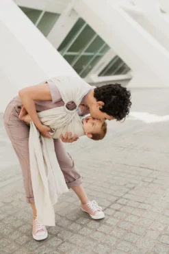 Bandolera Portabebé Boba Ring Sling Pampas Beige