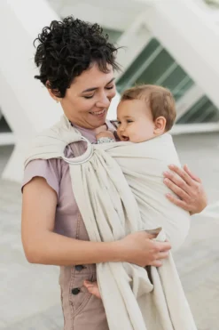 Bandolera Portabebé Boba Ring Sling Pampas Beige