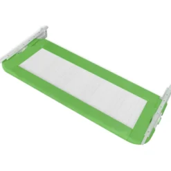 Barandilla De Seguridad Cama De Niño 2 Uds Verde 102x42 Cm