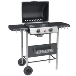 Barbacoa Gas 2 Quemadores Annika Acero 105 X 49 X 100 Cm Ldk Garden