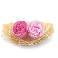 25 Barcas Con Flores Para Regalo Invitados (rosa) - Rosas De Jabón Para Baño Aromático. Detalle Original Para Eventos