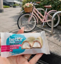 Barquillo De Chocolate Blanco Relleno De Coco Y Almendra Bett’r 33g Bio