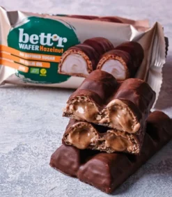 Barquillo De Chocolate Relleno De Avellana Bett’r 33g Bio