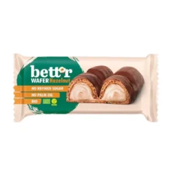 Barquillo De Chocolate Relleno De Avellana Bett’r 33g Bio