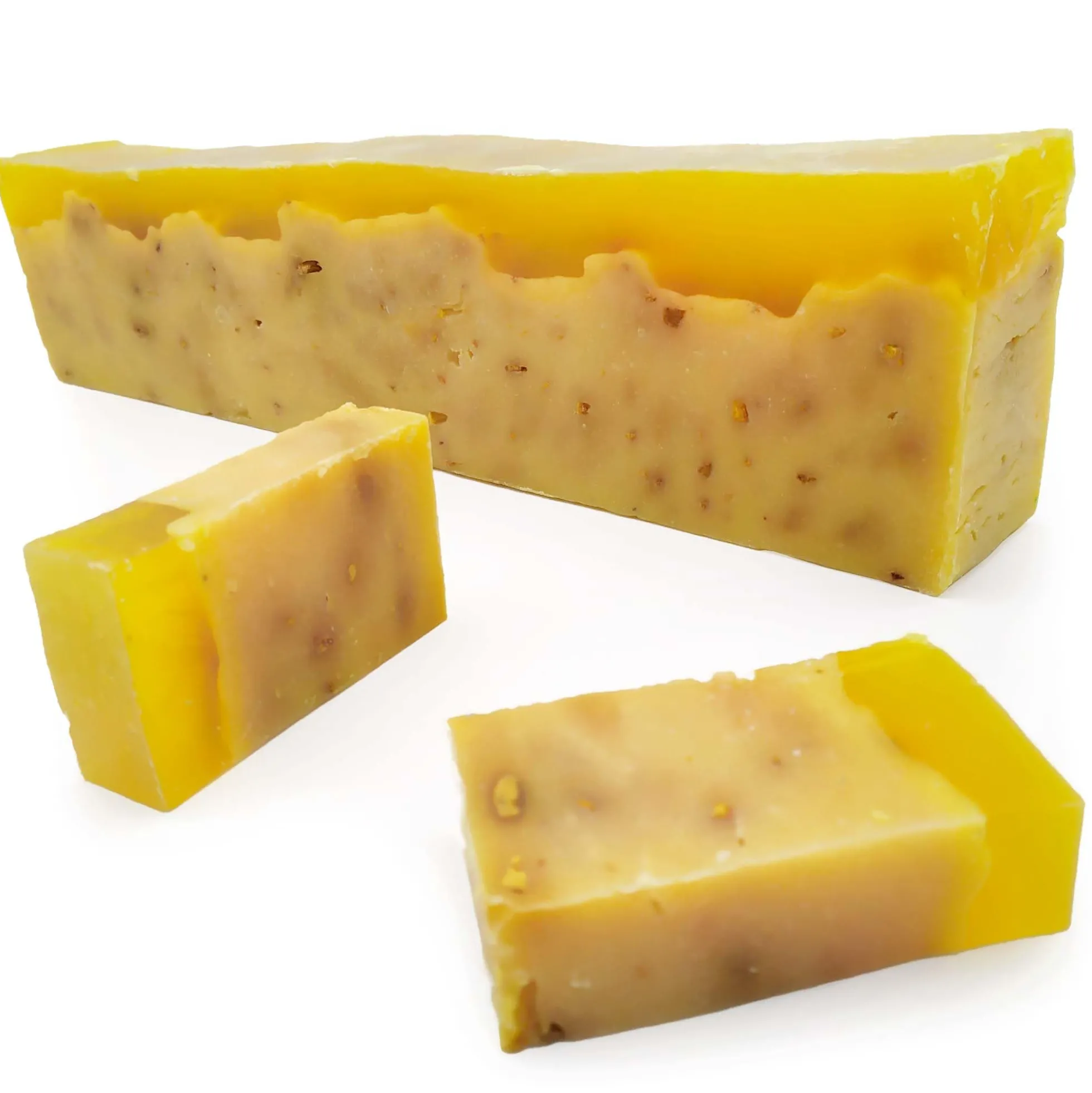 1 Barra De Jabón Artesano De Limón 1.2kg Venta Por Mayor - Piel Grasa - Evita El Acné - Exfoliante - Aclara Las Manchas
