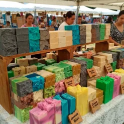 10 Barra Jabón Artesano Algas Marinas 1.2kg Venta Por Mayor - Activa La Circulación - Alivia Piernas Cansadas - Exfolia