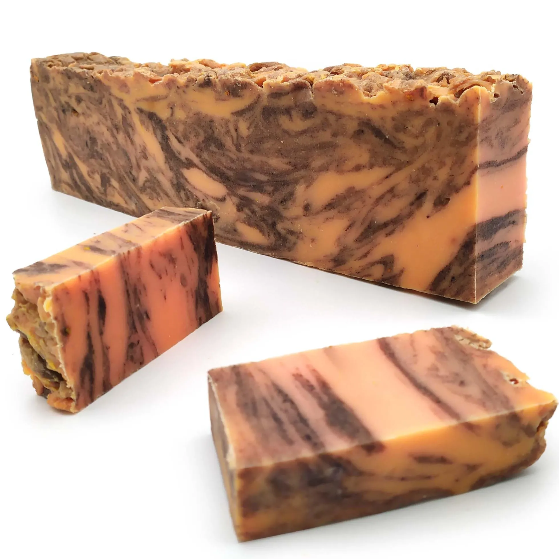 1 Barra Jabón Natural Canela Y Naranja 1.2kg Venta Por Mayor - Todo Tipo Piel - Mejora La Piel Irritada Y Acné - Exfolia