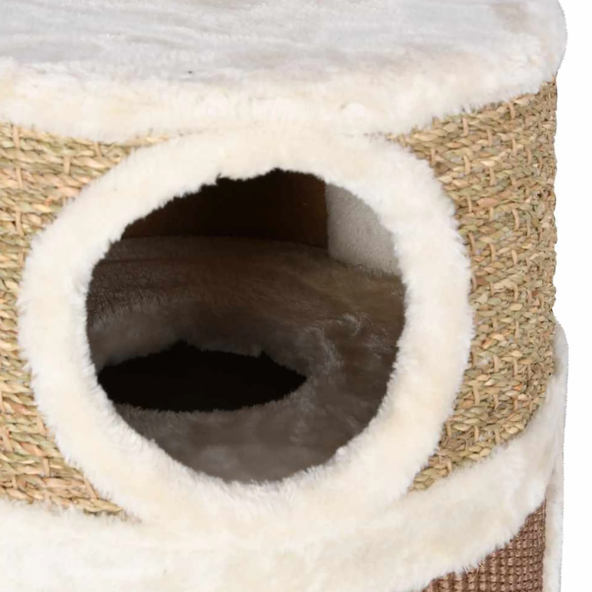 Barril Rascador Para Gatos Hierba Marina 60 Cm