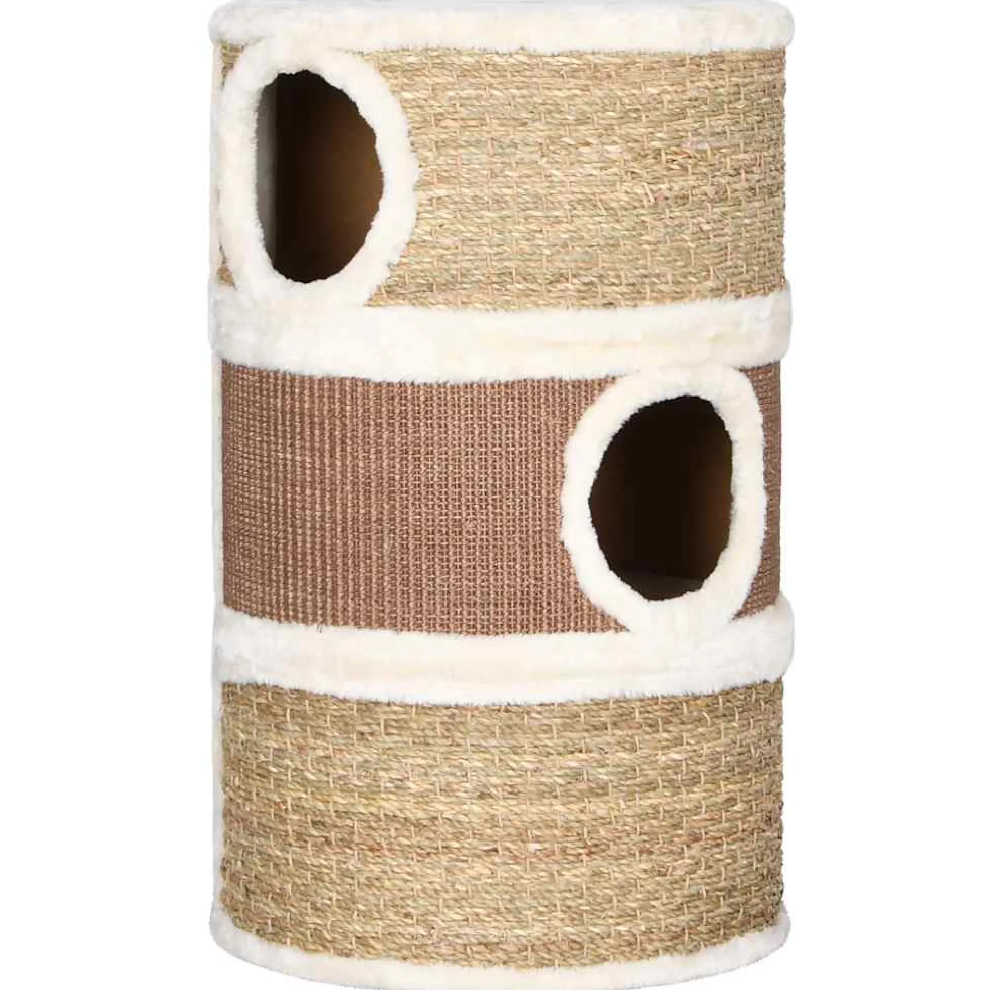 Barril Rascador Para Gatos Hierba Marina 60 Cm
