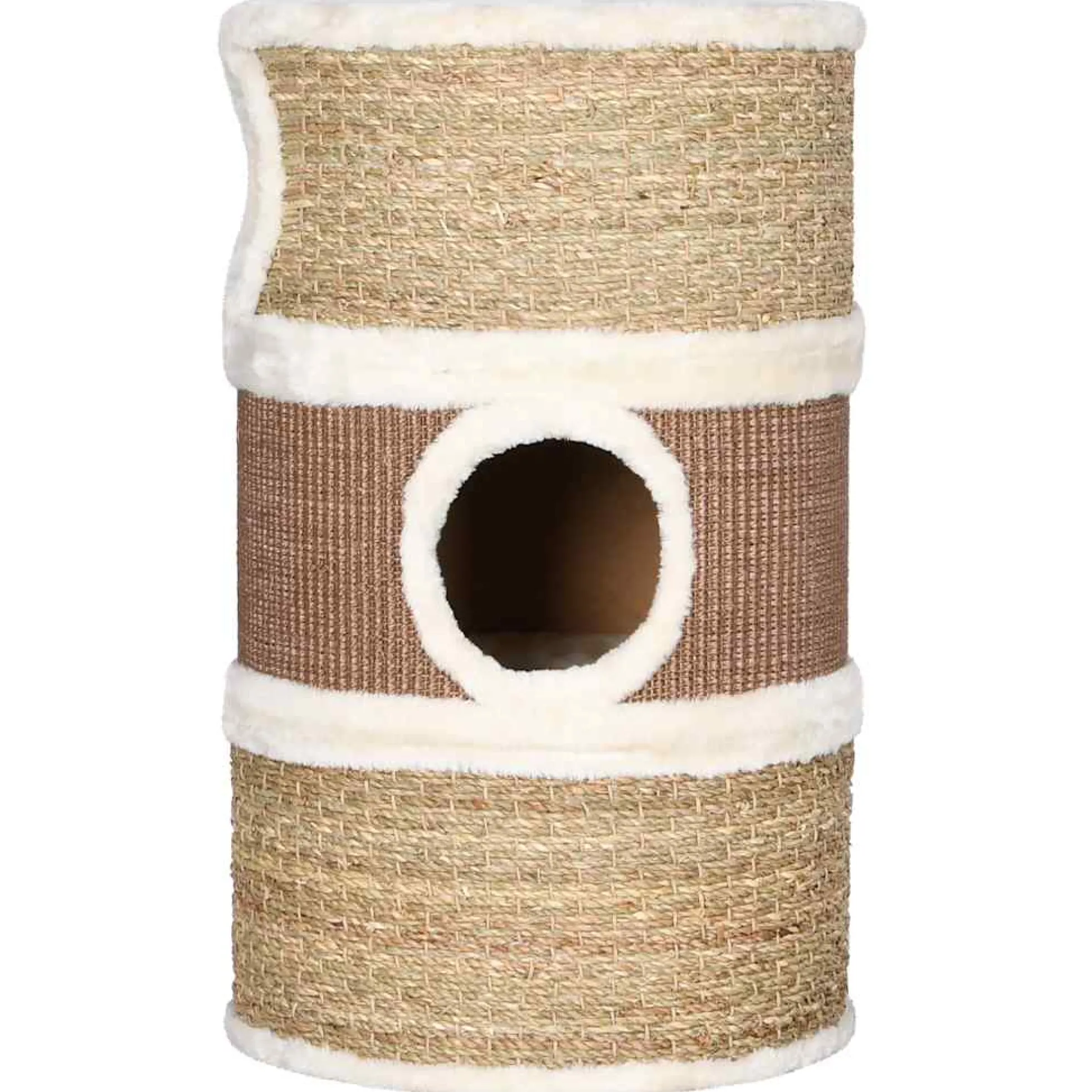Barril Rascador Para Gatos Hierba Marina 60 Cm