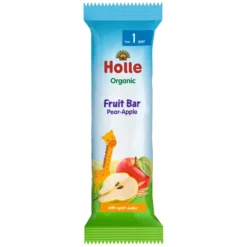 Barrita de frutas ecológicas manzana-pera bio para Bebés a partir 12 meses Holle 25gr