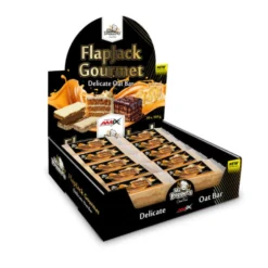 Barrita Flap Jack Gourmet 30x100gr Sabor Zanahoria Y Chocolate Blanco Mr.popper's Amix