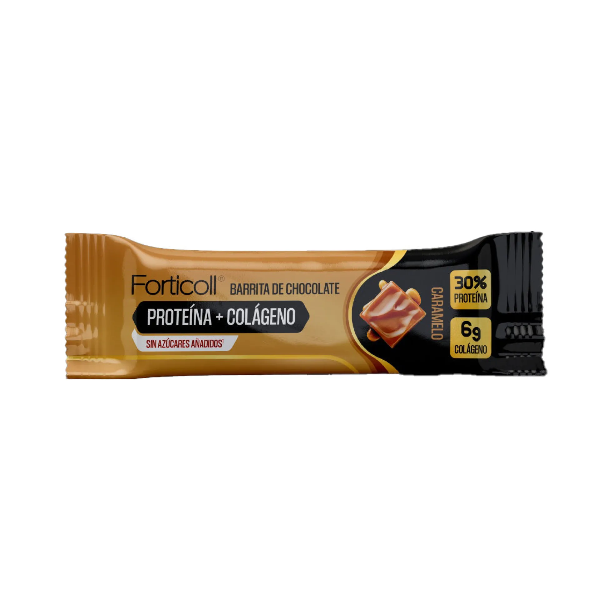 Barritas Forticoll Proteína Colágeno Caramelo 50 g