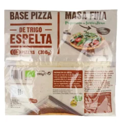 Base de Pizza de Espelta Masa Fina Biocop (3 bases) 390 g