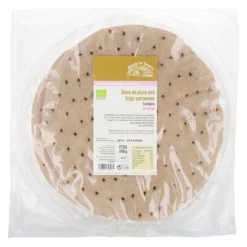 Bases de Pizza de Trigo Sarraceno sin gluten Rincón del Segura 2 uds de 250 g cada una