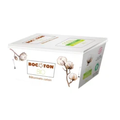 Bastoncillos oido algodón Bio Bocoton, 200uds.