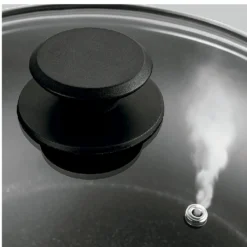 Batería Cocina Inducción 4 Piezas, Antiadherente Sin Pfoa, Aluminio Forjado, Cazuela Sartenes Fagor Vivant 424 Negro