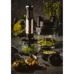 Batidora De Mano Procesador De Alimentos Cocina, Batidora, Picadora, Regulador Velocidad, Turbo Camry Cr4623 1600w