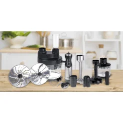 Batidora De Mano Procesador De Alimentos Cocina, Batidora, Picadora, Regulador Velocidad, Turbo Camry Cr4623 1600w