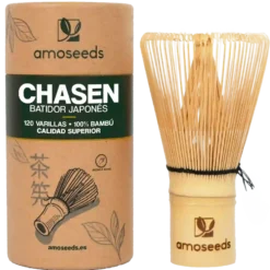 Batidor De Té Matcha De Bambú | Chasen 120 Varillas