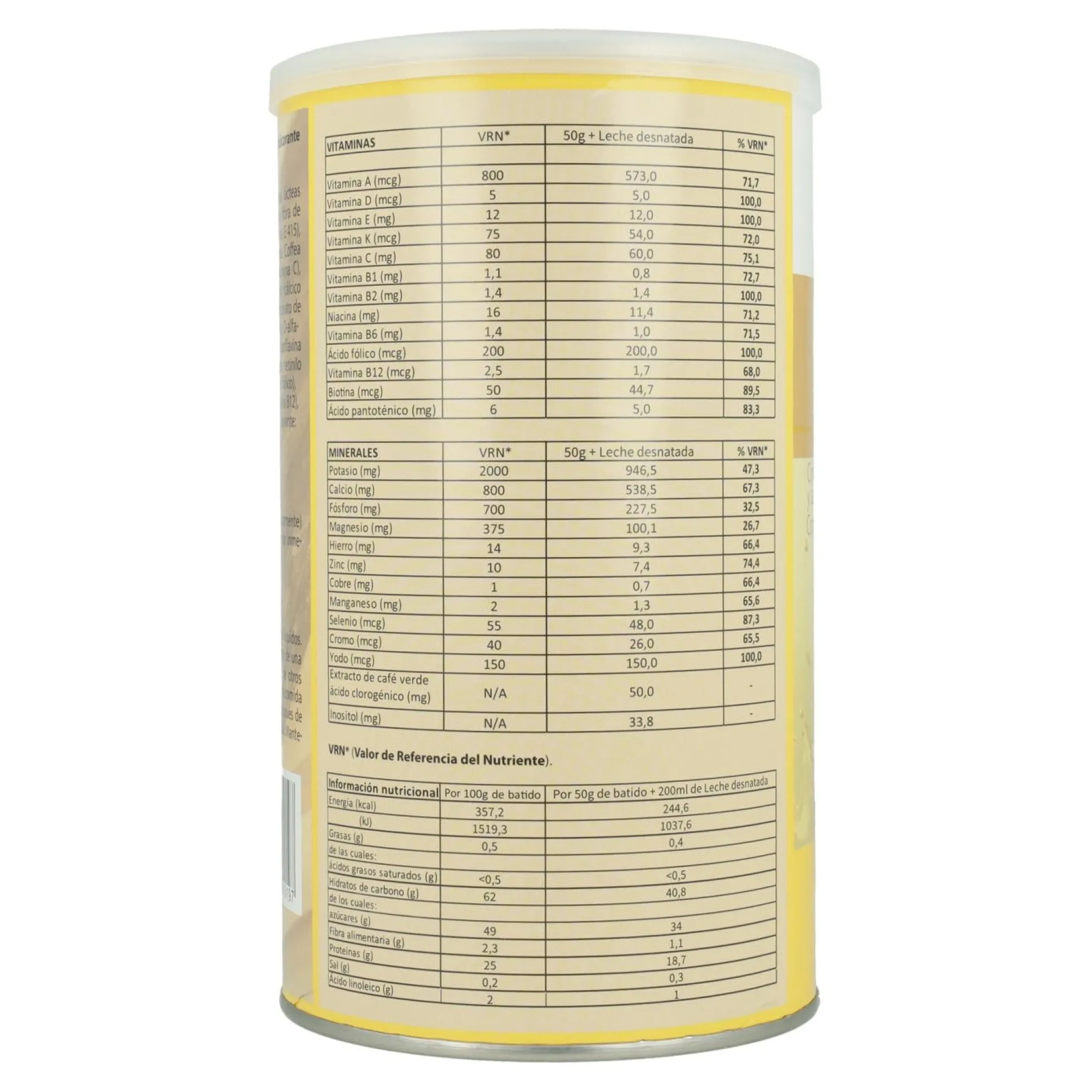Batido Saciante Vainilla Sotya, 700 g