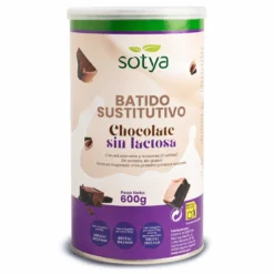 Batido Sustitutivo de Chocolate sin lactosa en Polvo Sotya 600 g