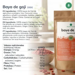 Baya de Goji Salvaje Eco Planeta Huerto 200 g
