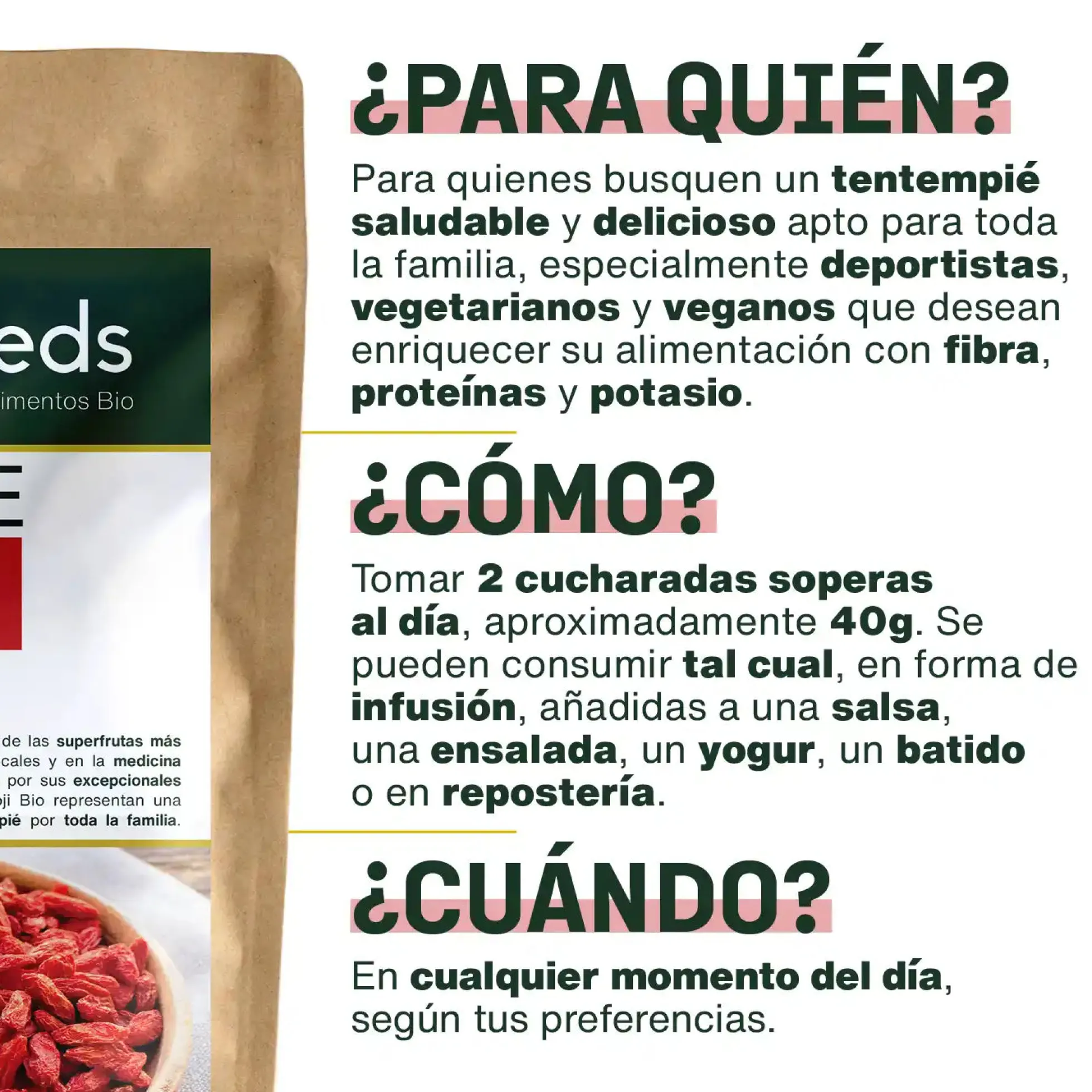 Bayas De Goji Bio 1kg