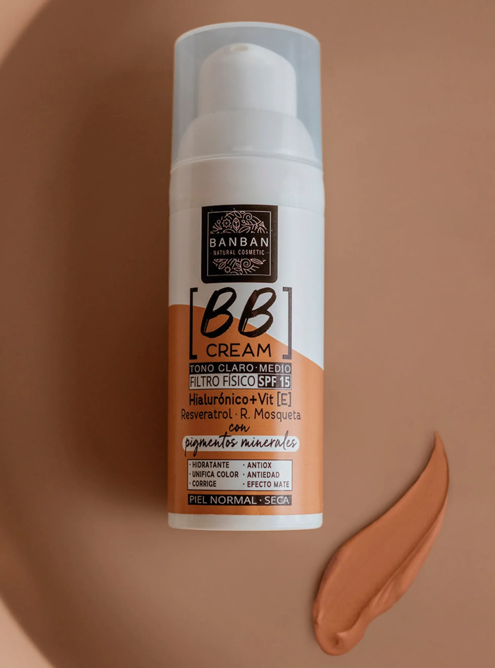 BB Cream Tono Claro Medio SPF15 50ml Banban