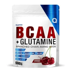 Bcaa + Glutamina - 500g - Cereza - Bcaa + Glutamina - Quamtrax