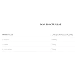 Bcaa 1000 Mg Fermentación Natural 300 Caps