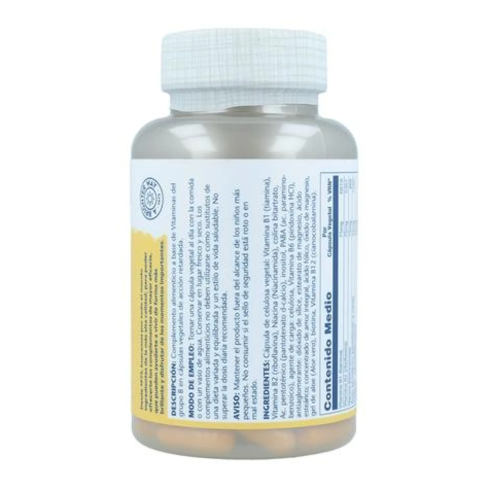 B Complex 75 A/R 100 Vcaps Solaray