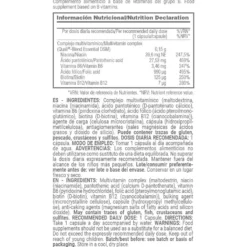 B-complex Dsm® (complejo De Vitaminas B) - 120 Cápsulas Vegetales - Vitamina B - Masmusculo