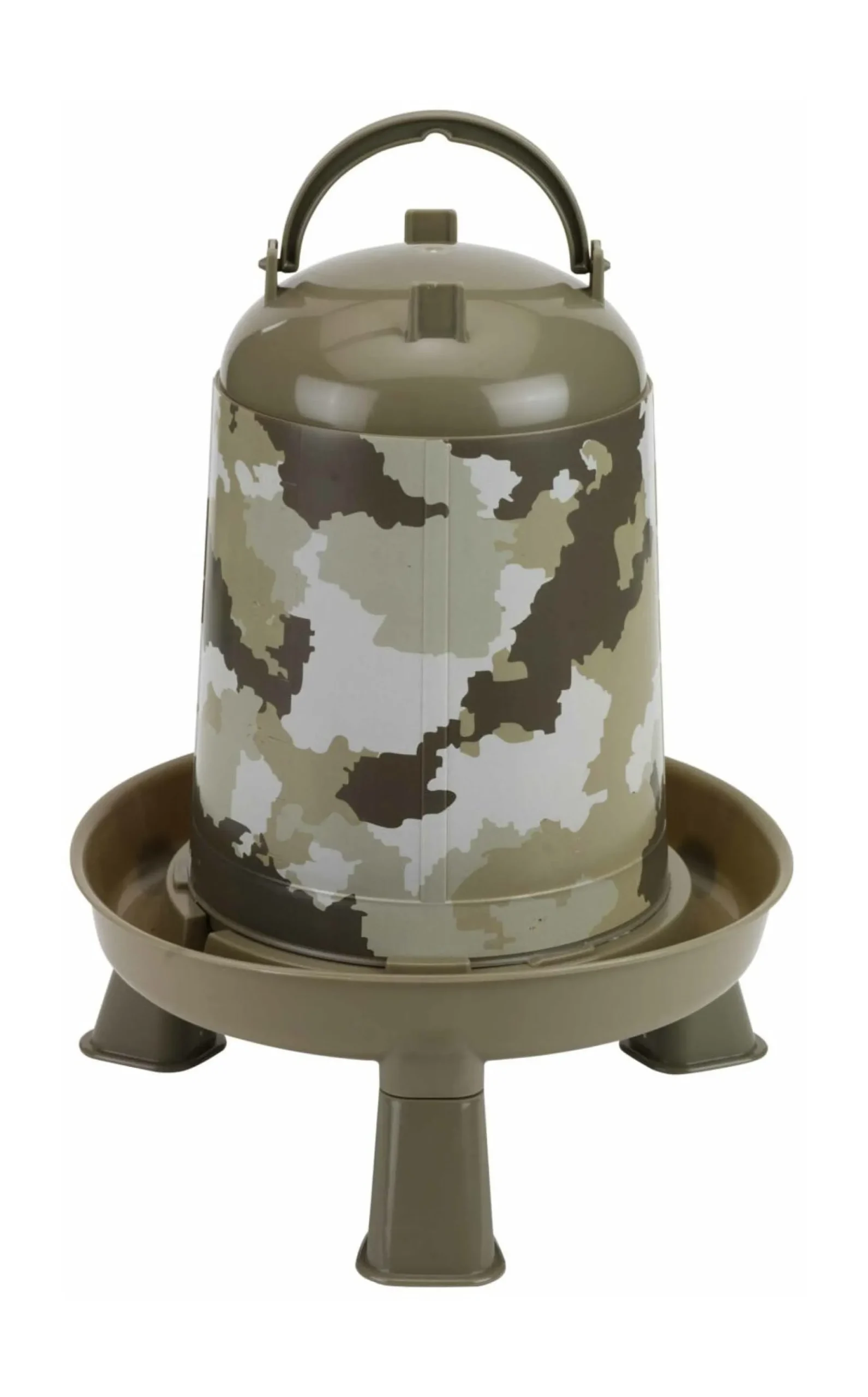Bebedero Aves Eco Camuflaje Con Patas Gaun