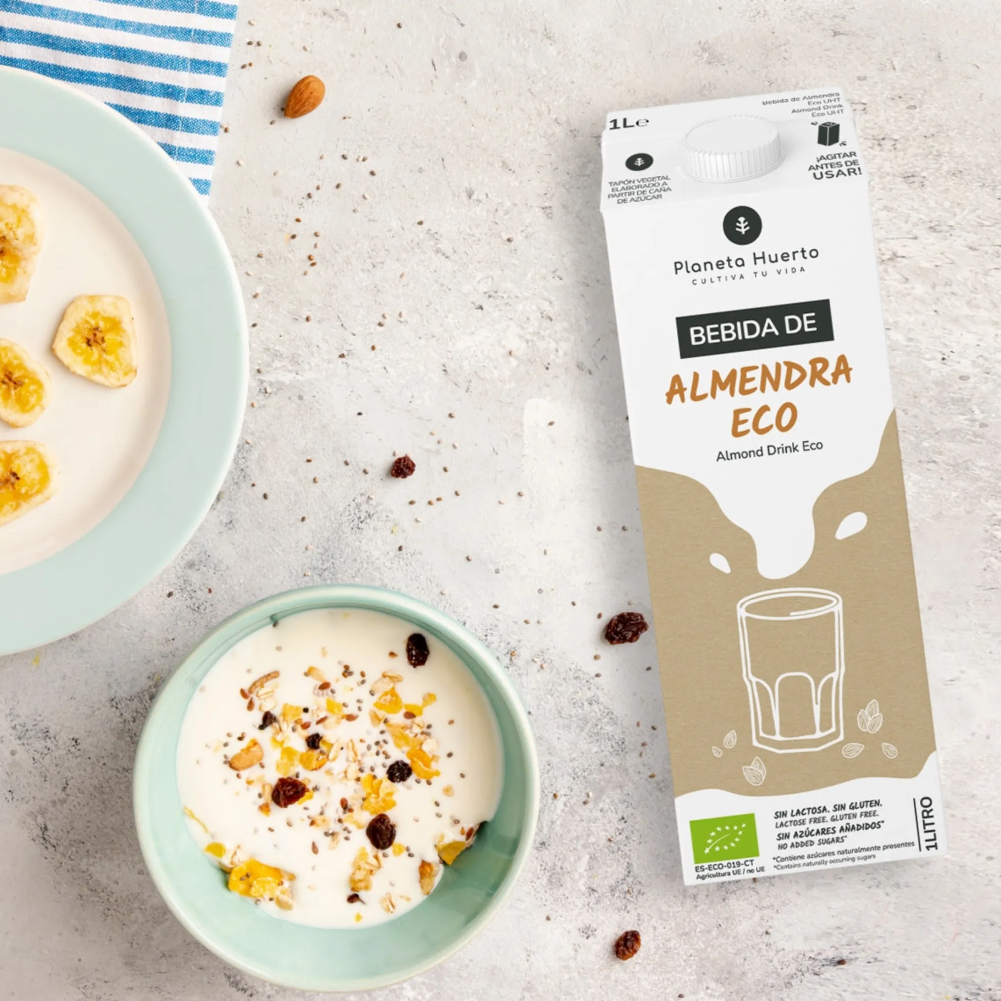 Bebida de Almendra Eco Planeta Huerto 1L
