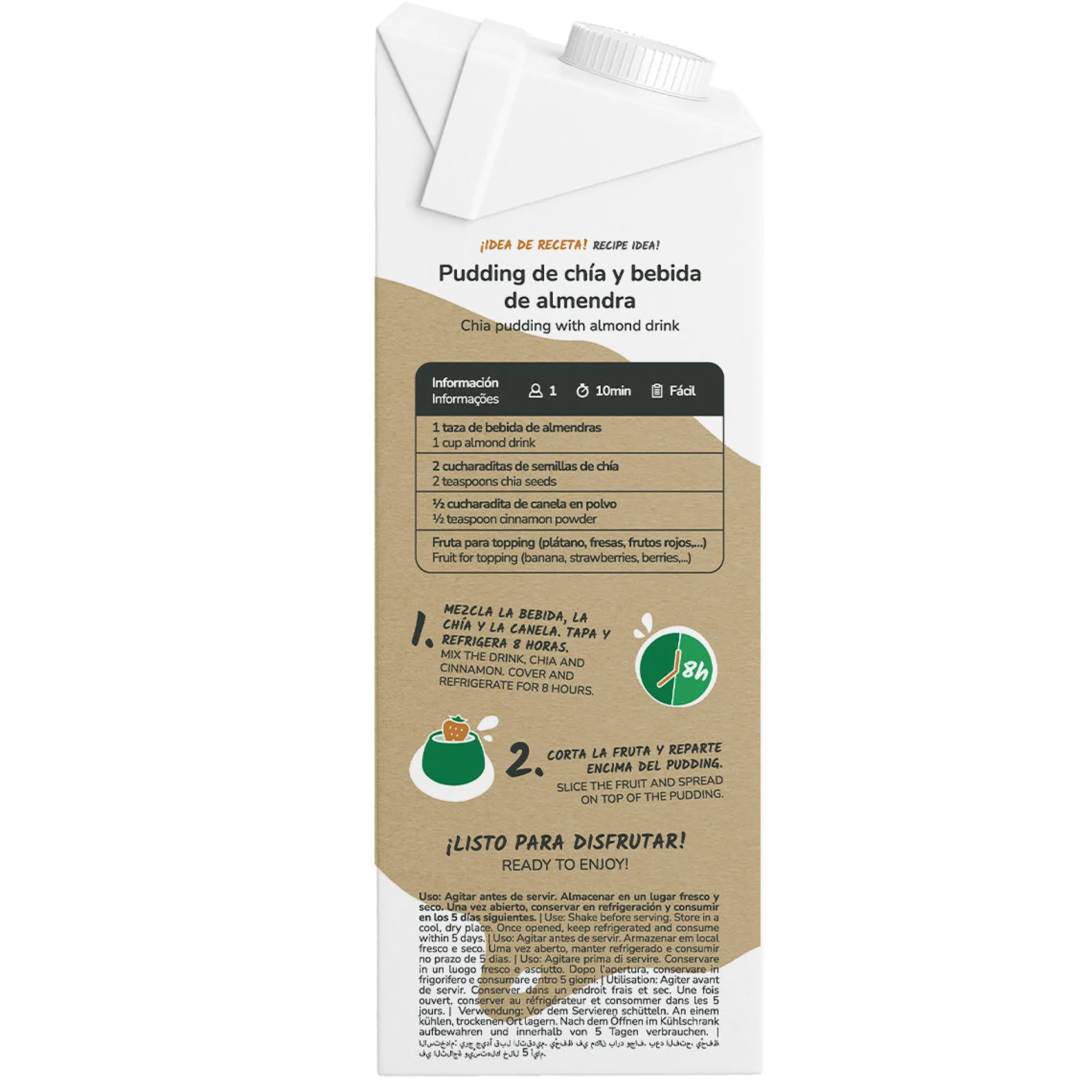 Bebida de Almendra Eco Planeta Huerto 1L