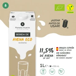 Bebida de Avena ECO Planeta Huerto 1L