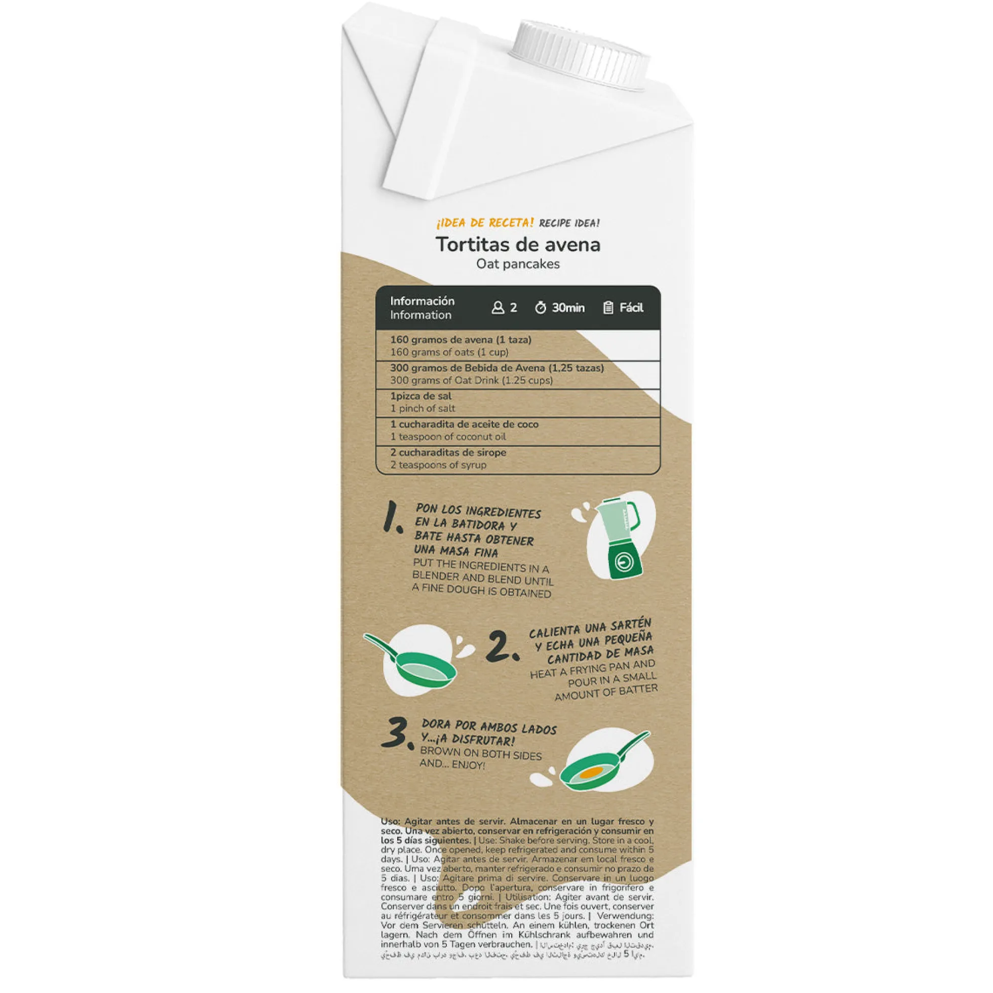 Bebida de Avena ECO Planeta Huerto 1L