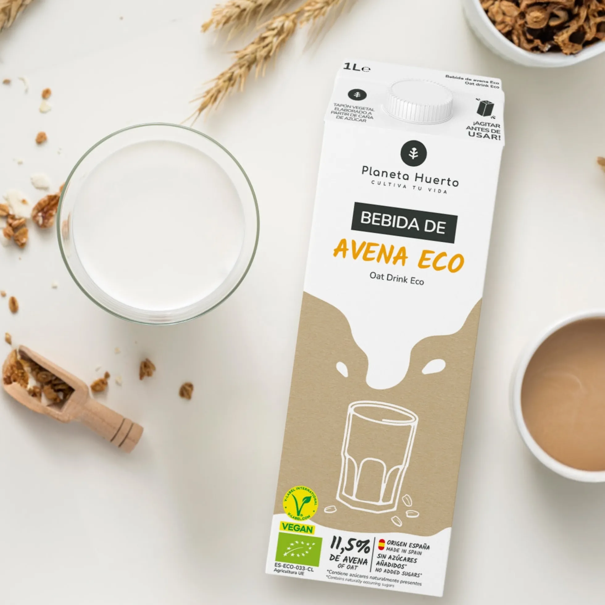Bebida de Avena ECO Planeta Huerto 1L