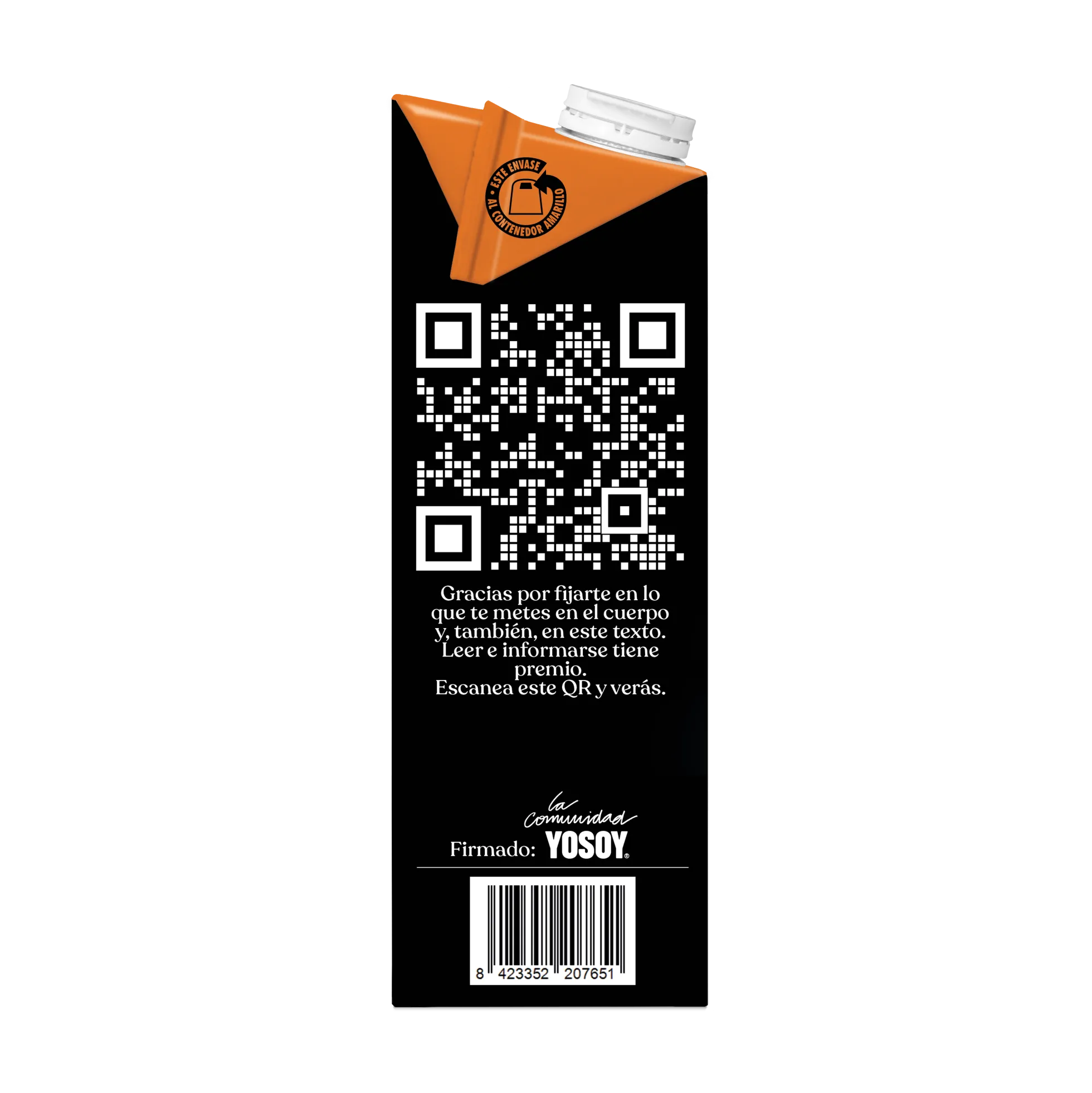 Bebida de Avena Pumpkin Spice Barista YOSOY 1L