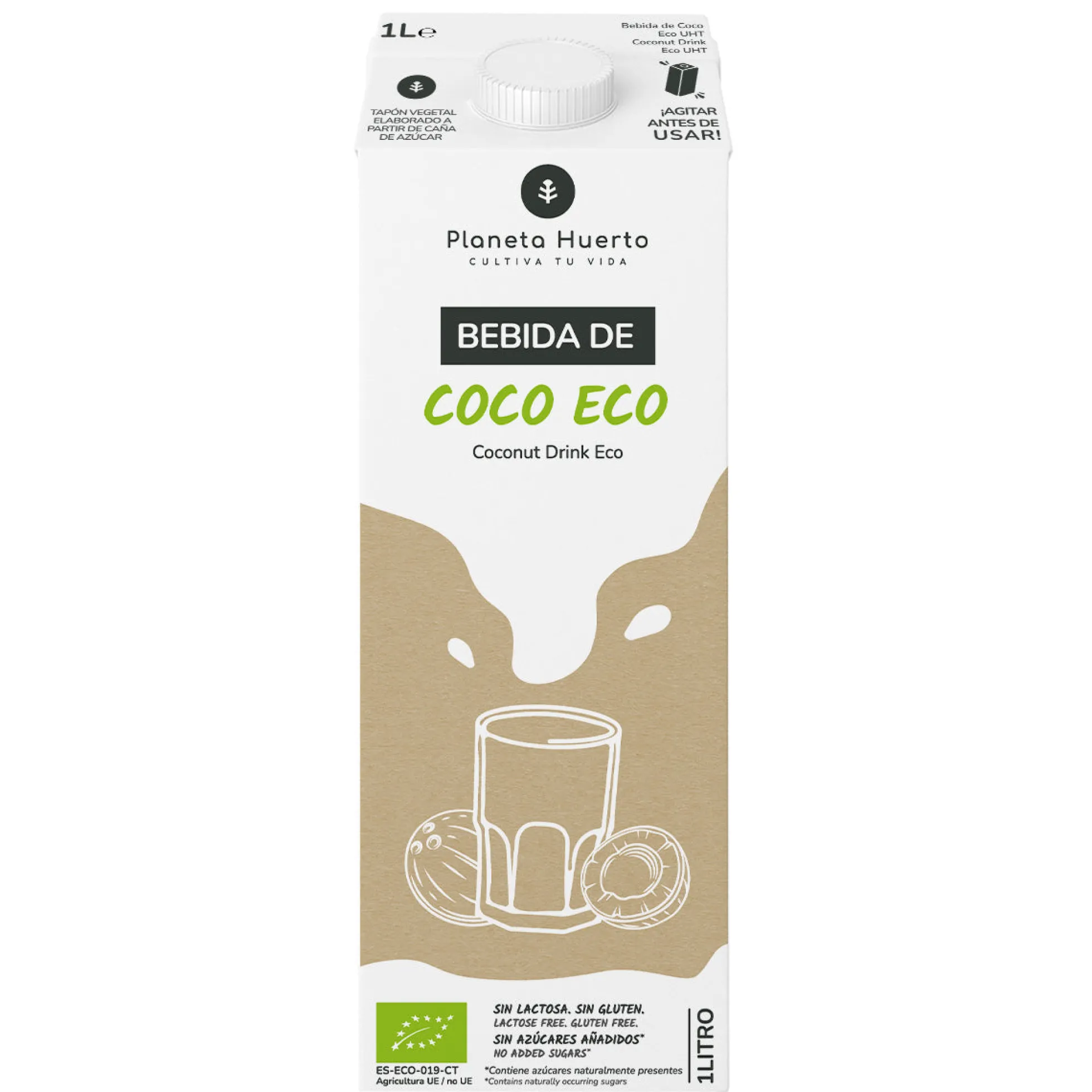 Bebida de Coco Eco Planeta Huerto 1L