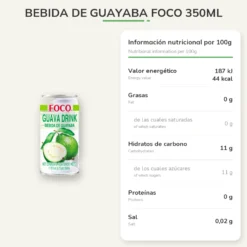 Bebida de Guayaba Foco 350ml