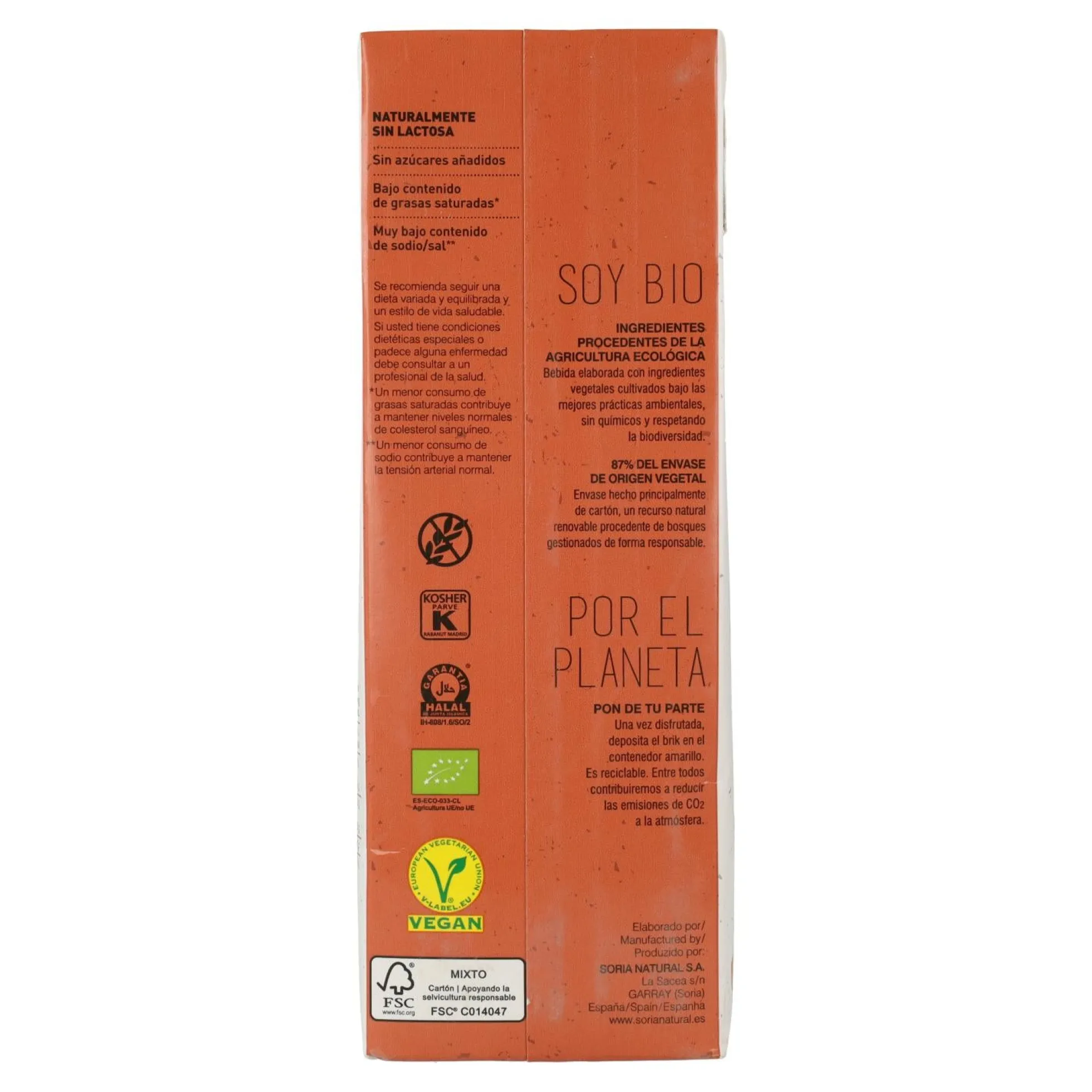 Bebida de Lino Soria Natural 1L