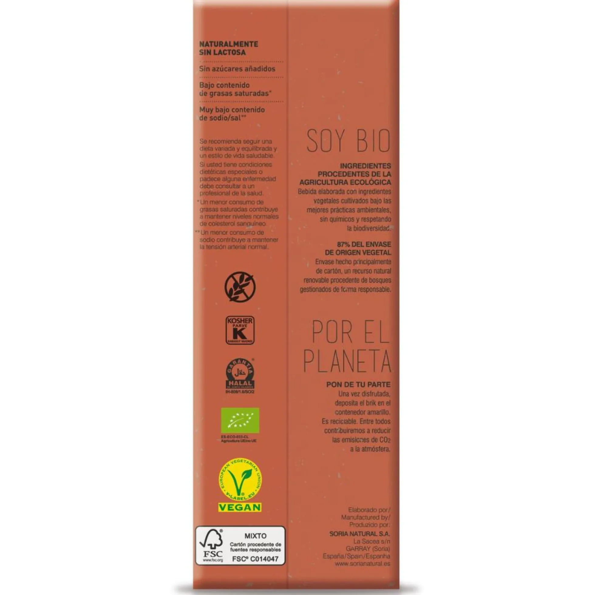 Bebida de Lino Soria Natural 1L