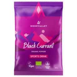 Bebida Deportiva Polvo Con grosellas Negras Bio Moonvalley 45g