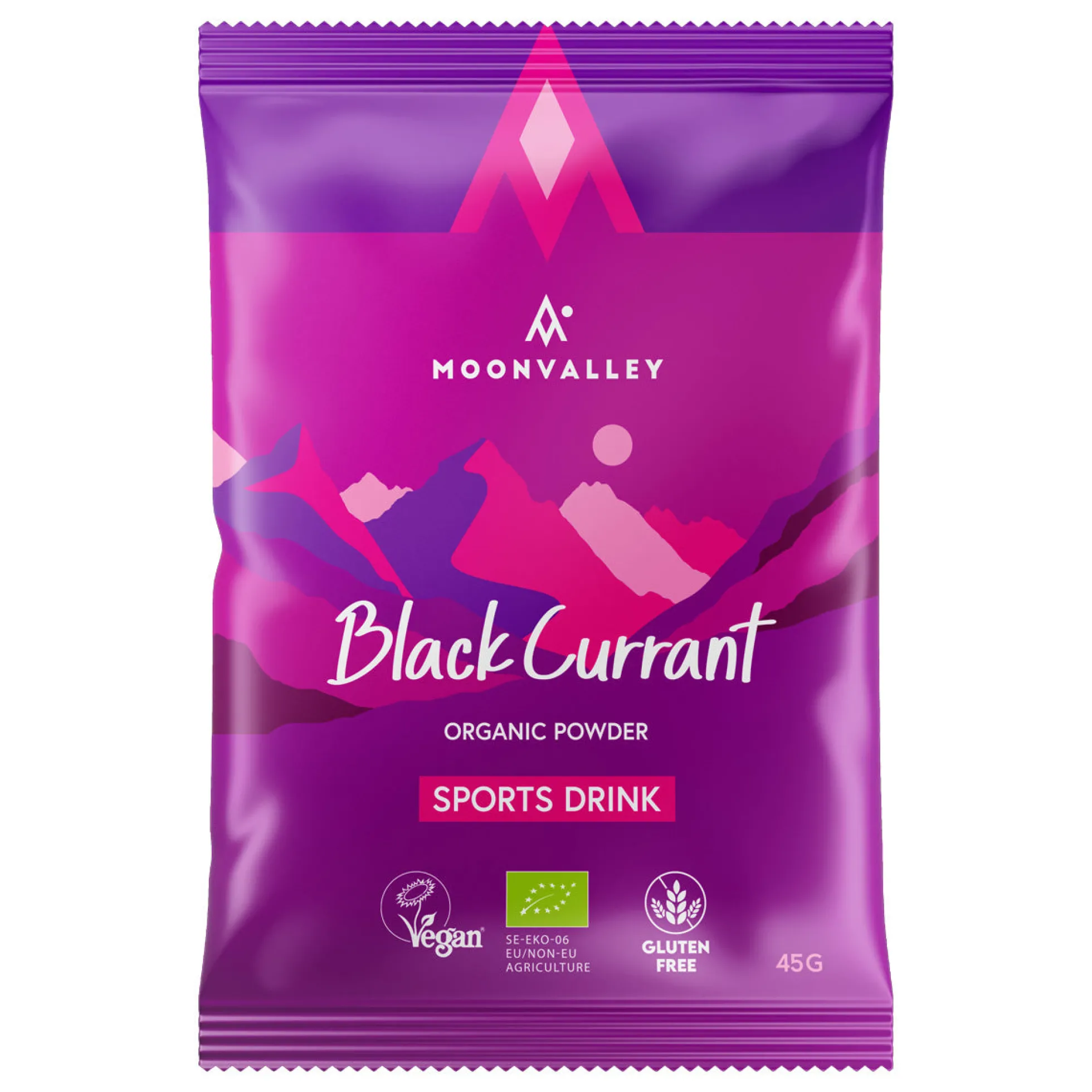 Bebida Deportiva Polvo Con grosellas Negras Bio Moonvalley 45g