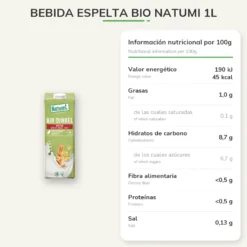 Bebida Espelta BIO Natumi 1L