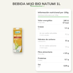 Bebida Mijo Bio Natumi 1L