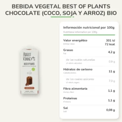 Bebida Vegetal Best Of Plants chocolate (coco, soja y arroz) Bio Abbot Kinney 1